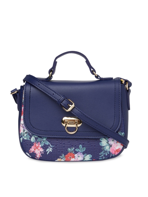 

Globus Navy Blue Printed Sling Bag