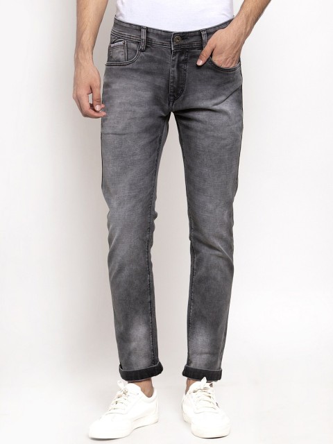 

Rodamo Men Grey Slim Fit Mid-Rise Clean Look Stretchable Jeans