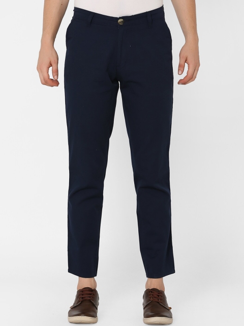 

MARCA Disati Men Navy Blue Slim Fit Solid Chinos