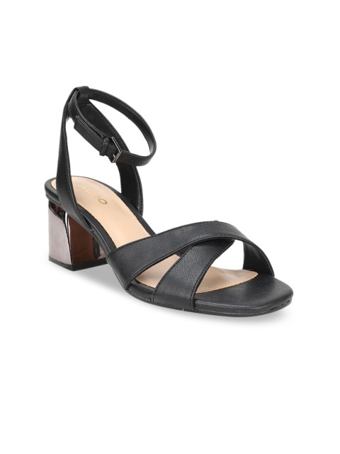 

ALDO Women Black Solid Block Heels