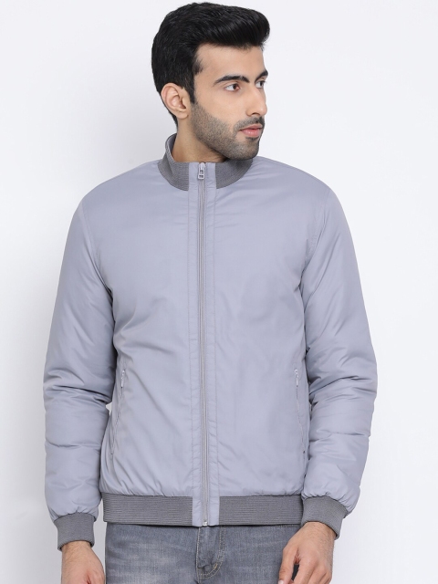 

Richlook Men Grey Solid Insulator Bomber