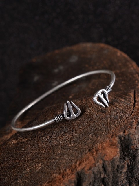 

Shoshaa Silver-Plated Oxidised Cuff Bracelet