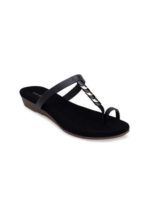 

ERIDANI Women Black Embellished Heels