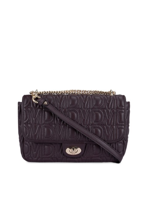 

Da Milano Burgundy Textured Sling Bag