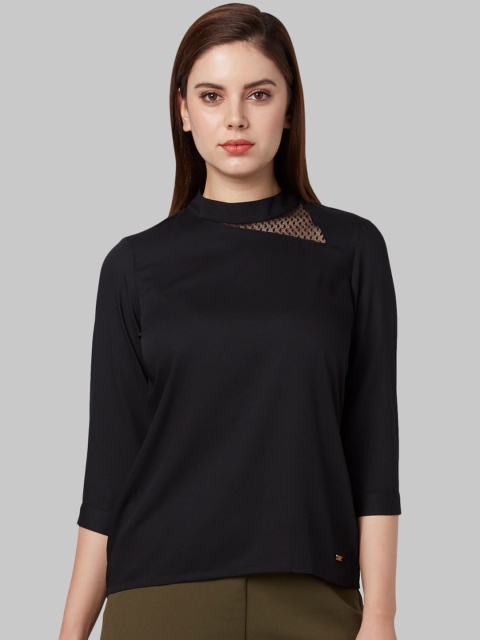

Park Avenue Woman Black Solid Top