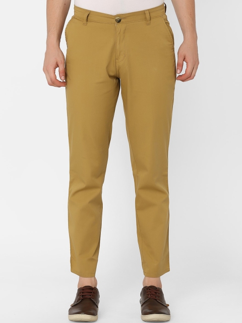 

MARCA Disati Men Khaki Slim Fit Solid Regular Trousers