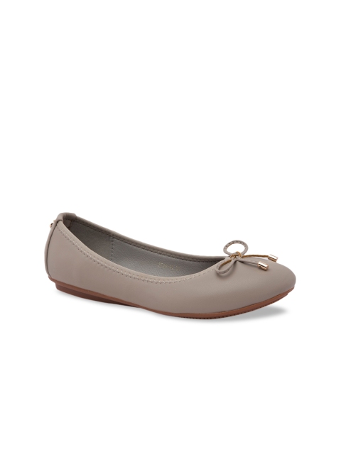 

Rocia Women Beige Solid Faux Fur Ballerinas