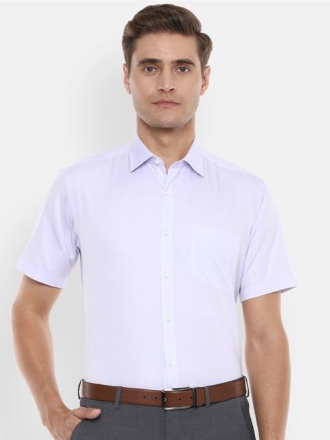 

Van Heusen Men Blue Regular Fit Solid Formal Shirt