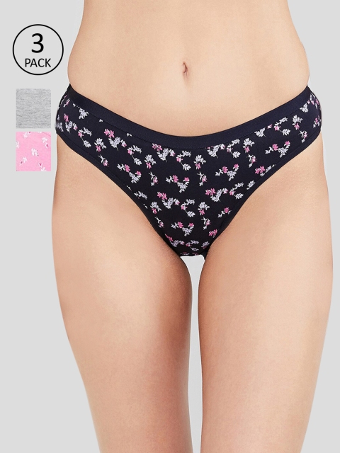

max Women Pack of 3 Bikini Briefs NOOSSU20LH10, Fuchsia