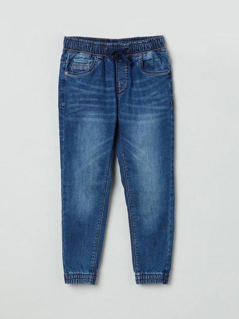 

max Boys Blue Slim Fit Mid-Rise Clean Look Stretchable Jeans