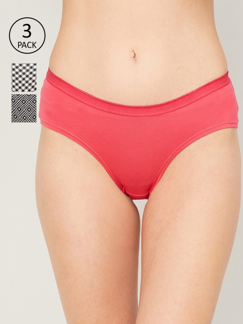 

Ginger by Lifestyle Women Pack Of 3 Assorted Hipster Briefs 8907362599680