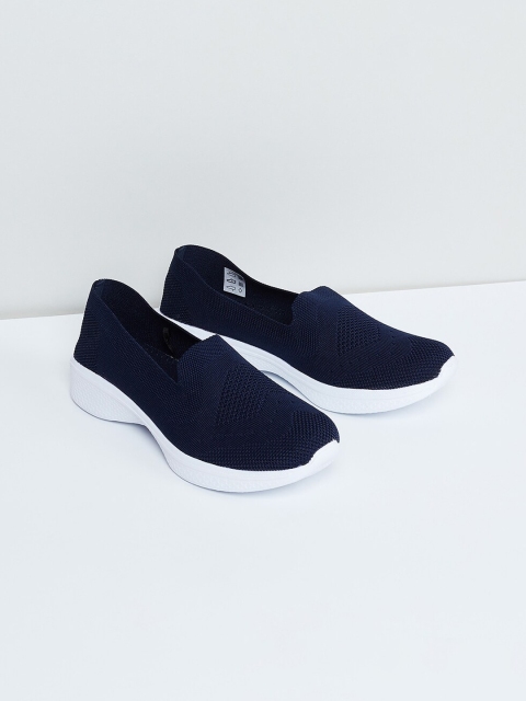

max Women Navy Blue Slip-On Sneakers