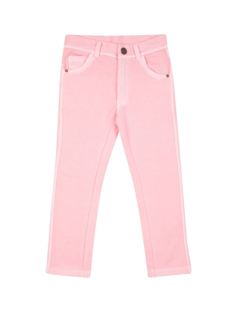

Cherokee Girls Pink Regular Fit Mid-Rise Clean Look Stretchable Jeans