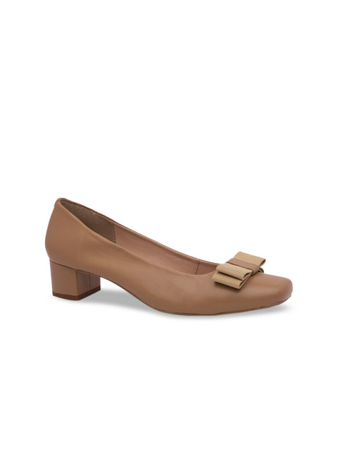 

Inc 5 Women Beige Solid Block Heels