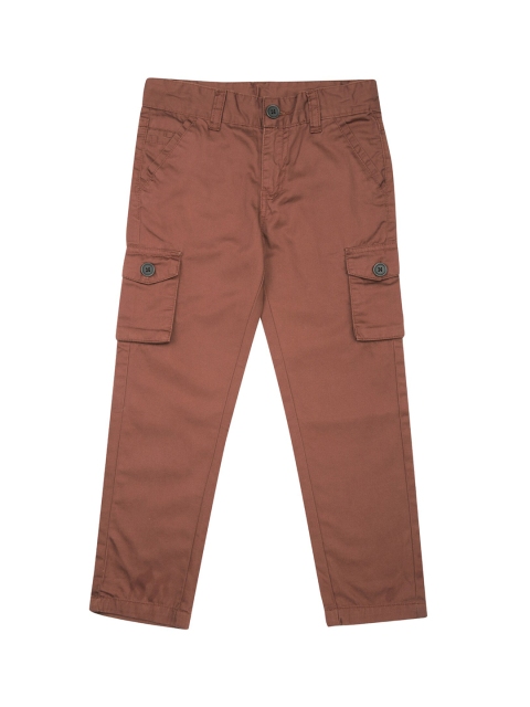 

Cherokee Boys Rust Regular Fit Solid Cargos