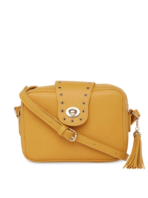 

Globus Mustard Solid Sling Bag
