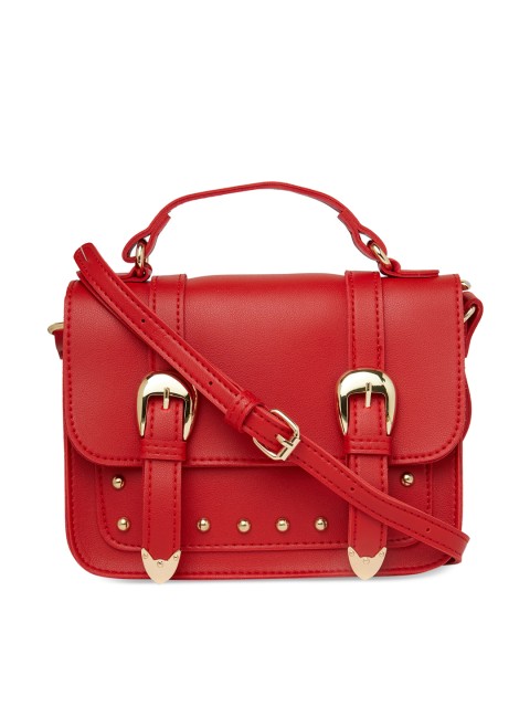 

Globus Red Solid Sling Bag