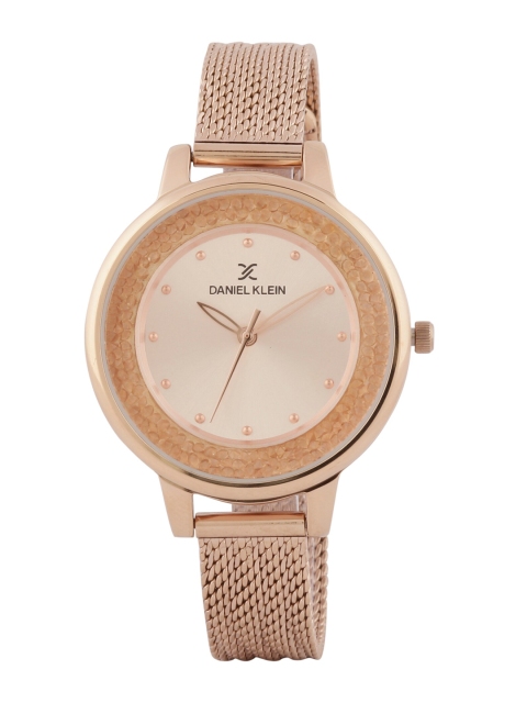 

Daniel Klein Women Rose Gold Analogue Watch DK.1.12404-2
