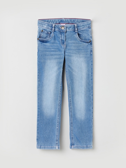 

max Girls Blue Slim Fit Mid-Rise Clean Look Stretchable Jeans