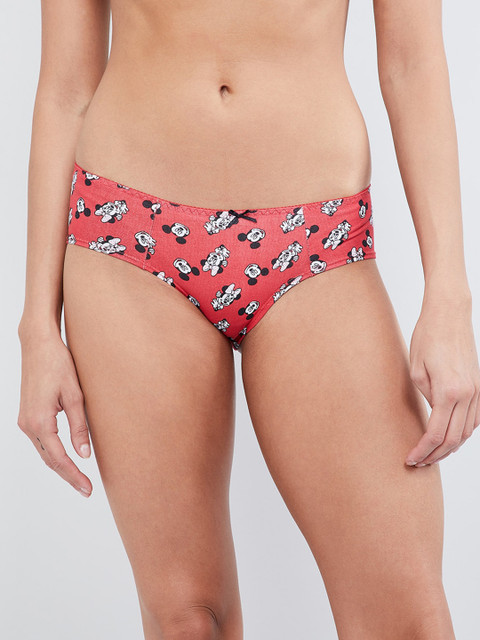 

Max Women Red & White Mickey Printed Bikini Briefs SP19TNHM012