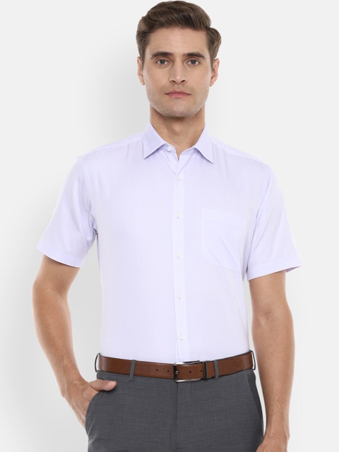 

Van Heusen Men Blue Regular Fit Solid Formal Shirt