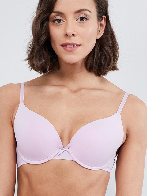 

max Pink Solid Underwired Lightly Padded Everyday Bra BBM7290SP19PINK