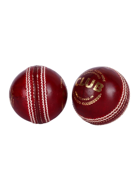 

SG Men Set Of 2 Red Club Leather Cricket Balls