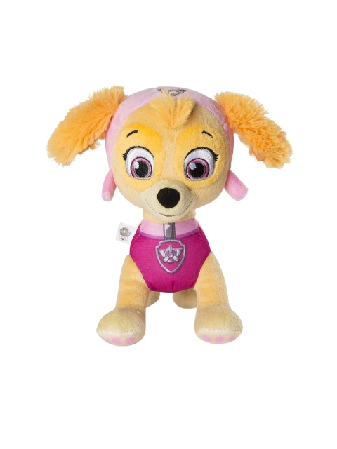 

PawPatrol Unisex Kids Yellow & Pink Plush Core Chase Soft Toy, Multi