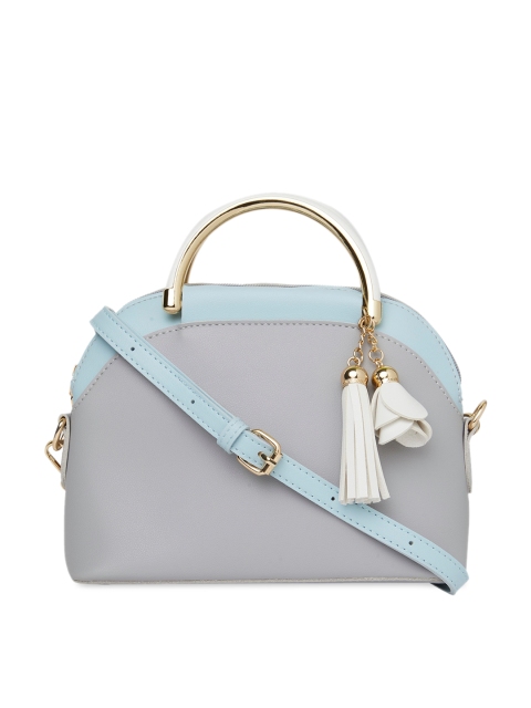 

Globus Grey & Blue Colourblocked Sling Bag