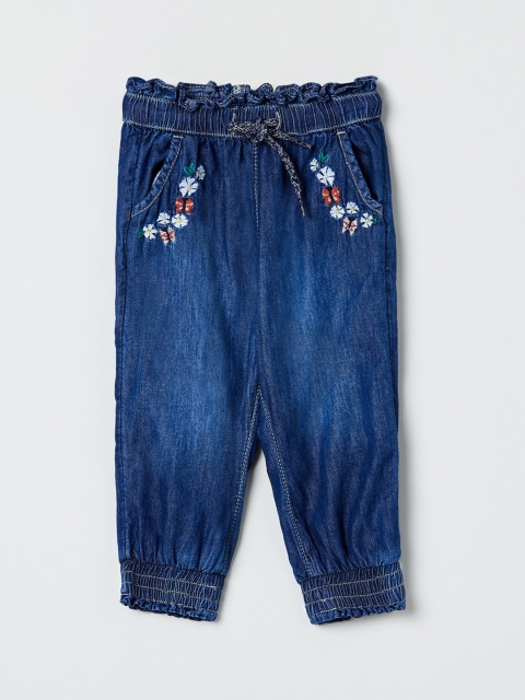 

max Girls Blue Regular Fit Mid-Rise Clean Look Stretchable Jeans