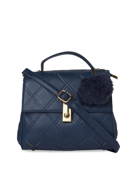 

Globus Navy Blue Solid Satchel