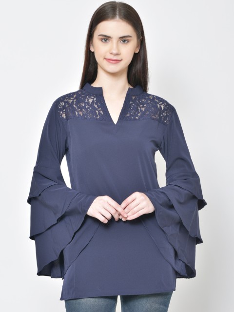 

Hapuka Women Blue Solid Top