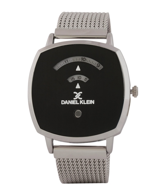 

Daniel Klein Men Black & Silver-Toned Analogue Watch DK.1.12412-1