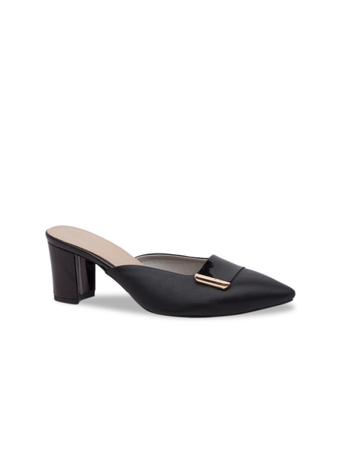 

Inc 5 Women Black Solid Mules