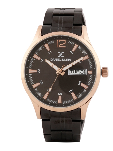 Daniel Klein Men Black Analogue Watch DK.1.12420-6
