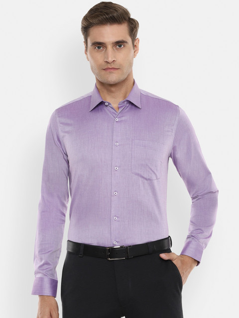

Van Heusen Men Purple Slim Fit Solid Formal Shirt
