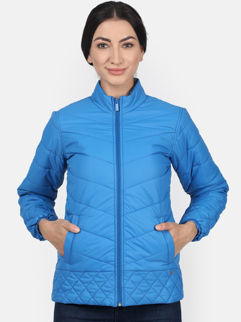 

Monte Carlo Women Blue Solid Puffer Jacket