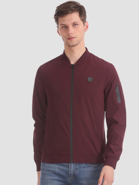 

U.S. Polo Assn. Men Maroon Solid Bomber