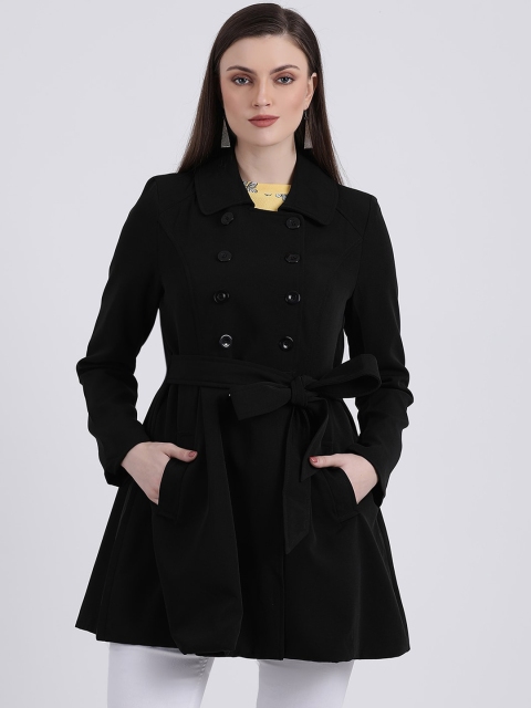 

Zink London Women Black Solid Tailored Jacket