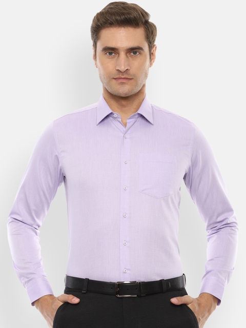 

Van Heusen Men Purple Slim Fit Solid Formal Shirt
