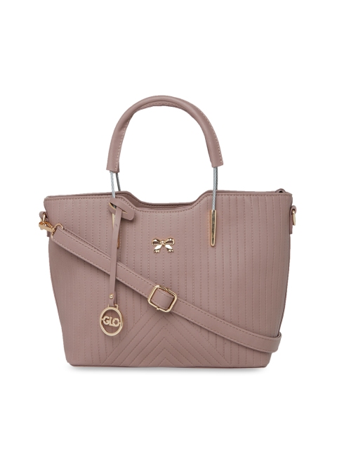 

Globus Taupe Solid Handheld Bag
