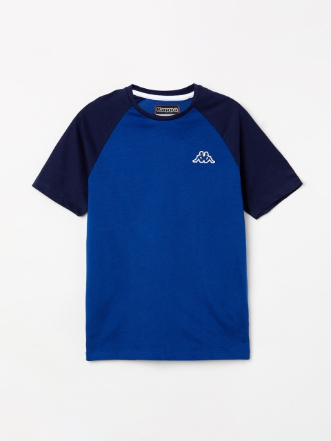 

Kappa Boys Blue Solid Round Neck T-shirt