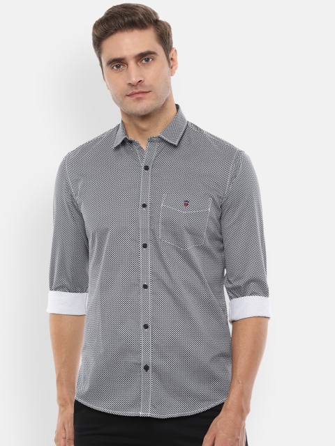 

Louis Philippe Sport Men Grey Regular Fit Printed Casual Shirt