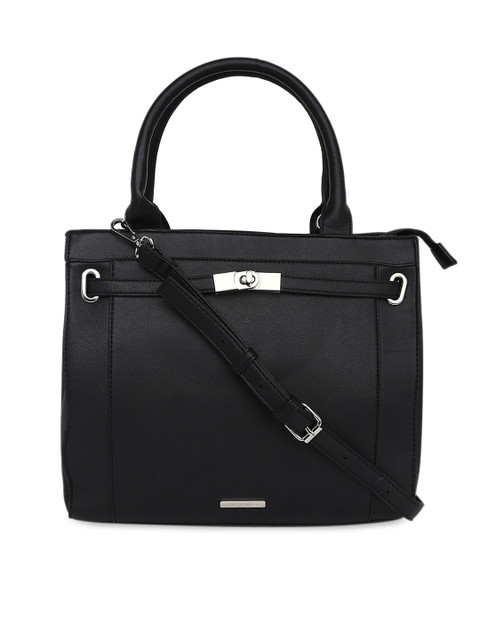 

Forever Glam by Pantaloons Black Solid Handheld Bag