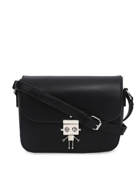 

Forever Glam by Pantaloons Black Solid Sling Bag