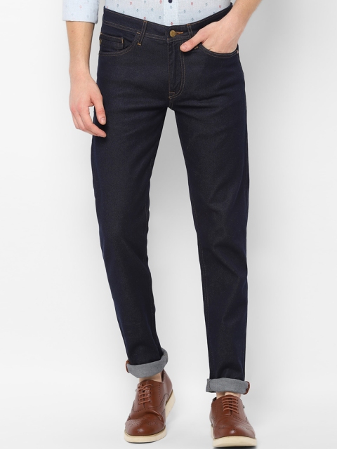 

Solly Jeans Co. Men Navy Blue Regular Fit Mid-Rise Clean Look Jeans