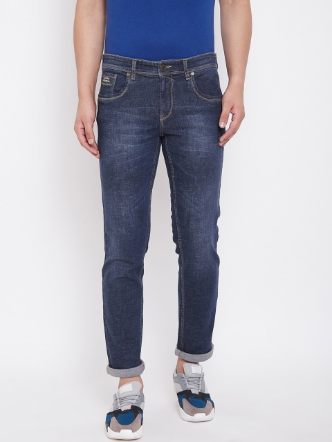 

Canary London Men Navy Blue Slim Fit Low-Rise Clean Look Stretchable Jeans