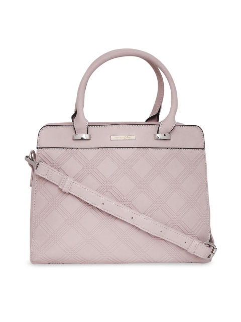 

Forever Glam by Pantaloons Pink Textured Handheld Bag