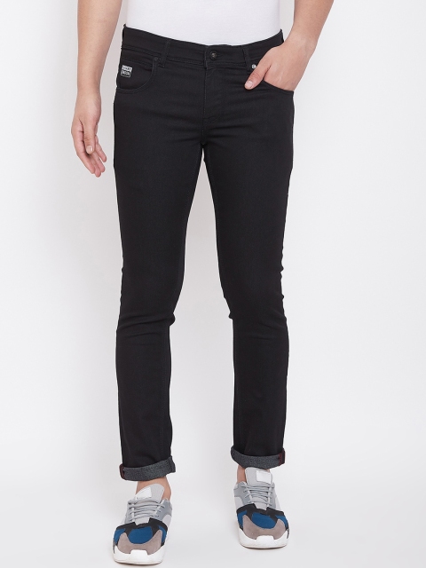 

Canary London Men Black Skinny Fit Low-Rise Clean Look Stretchable Jeans