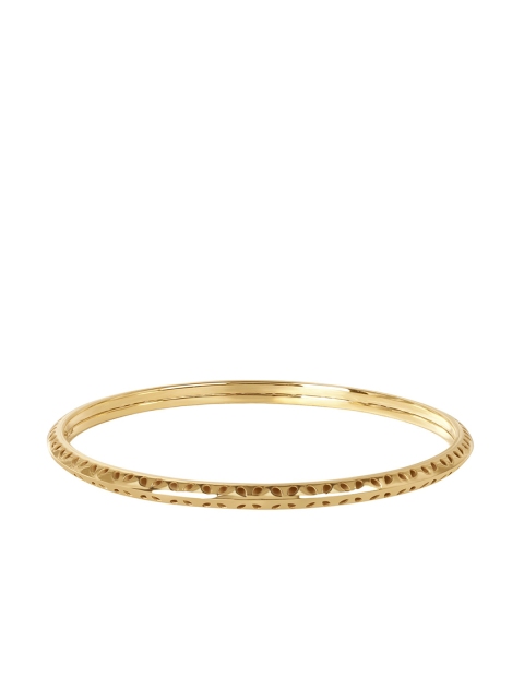

Mia by Tanishq 14KT Gold Pie Crust Bangle, Yellow